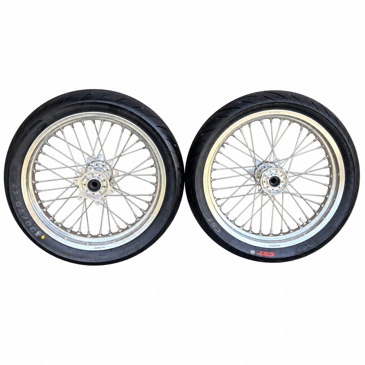 Ultra Bee supermoto wheel reference photo on white background