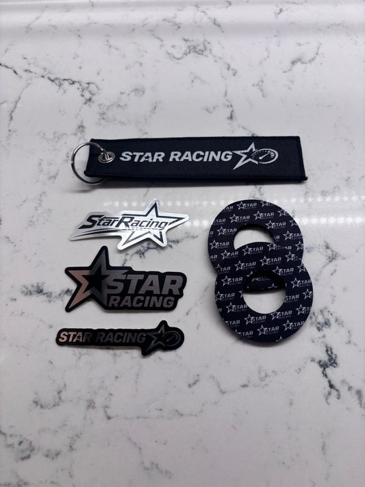 Star racing accessories pack (key tags out of stock, price was reduced)