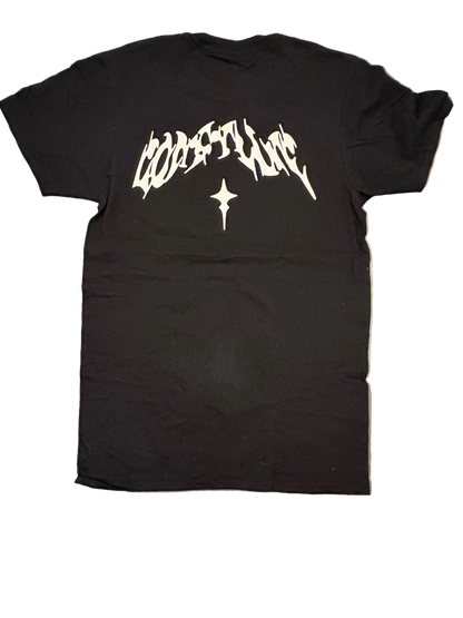 Black coastline T-shirt