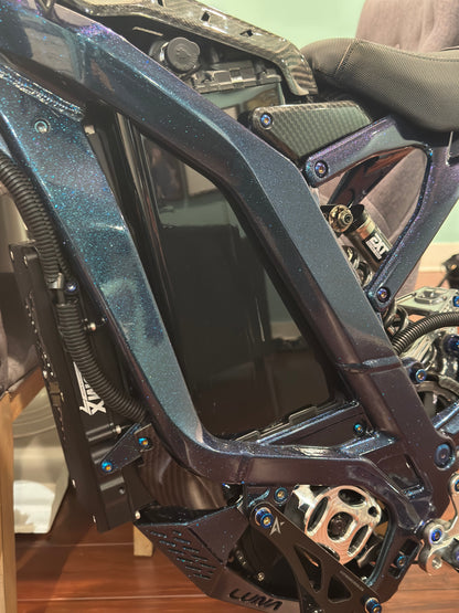 E-Bike "invisible" Vantablack Battery Wrap