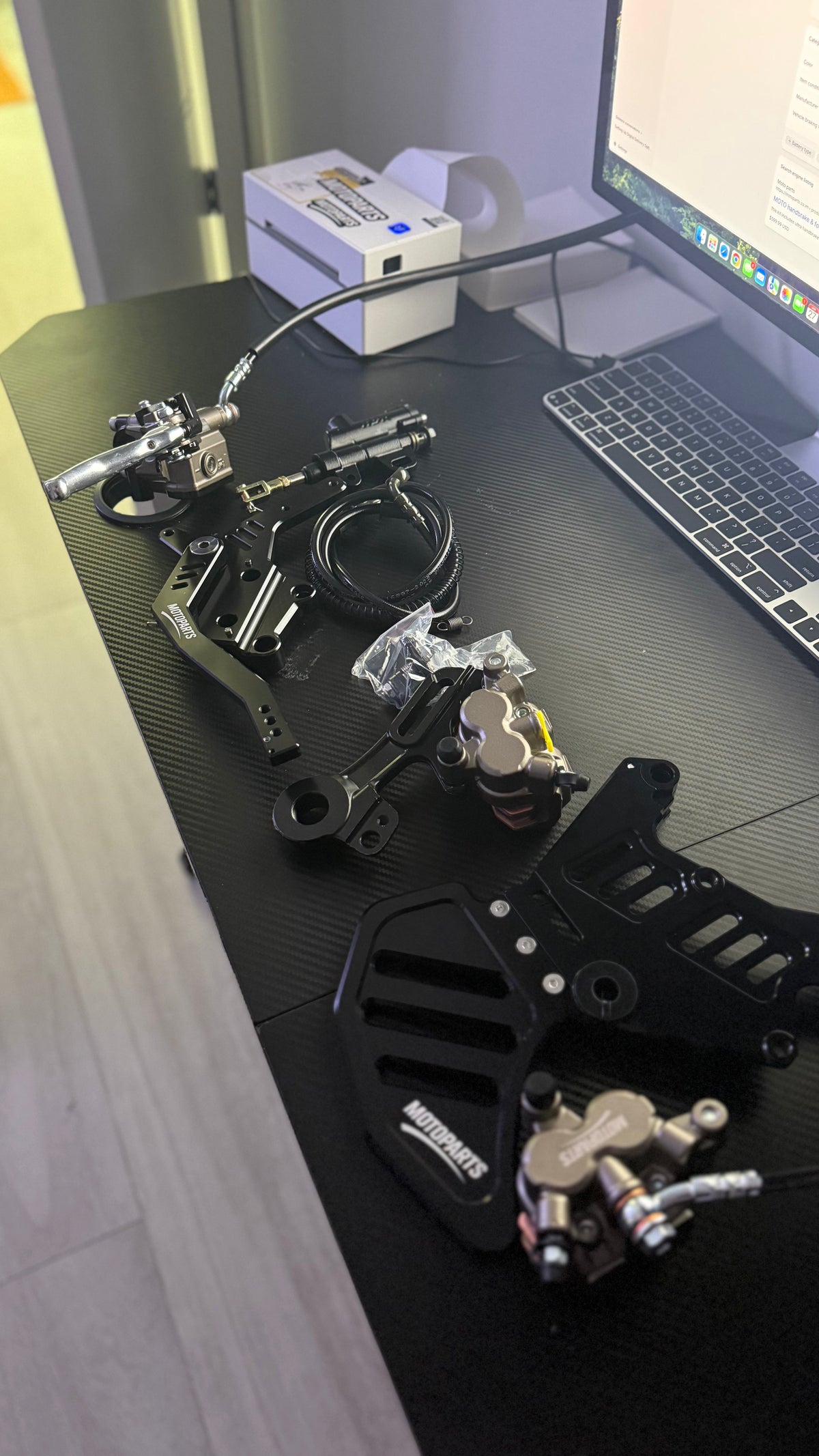 MOTO handbrake & footbrake kit