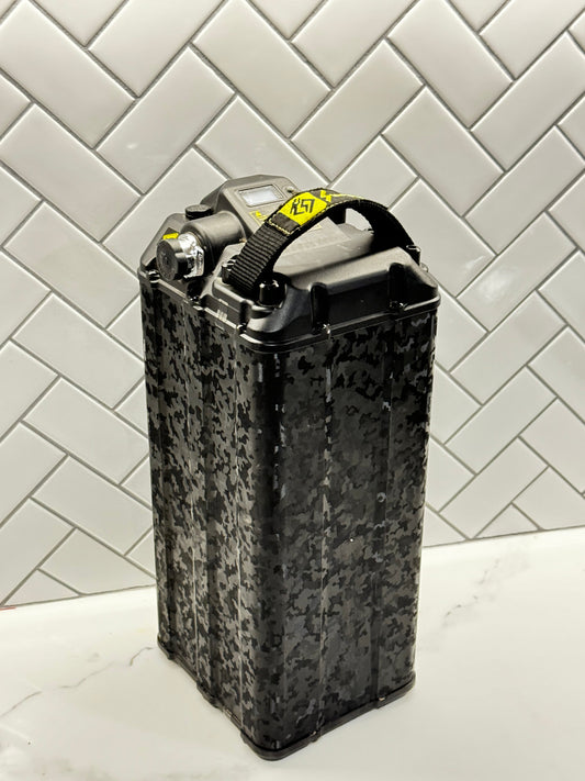 E-Bike ShadowSlate Black Camouflage Wrap